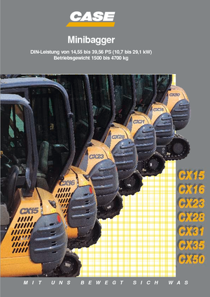 Miniexcavadoras Case CX 23