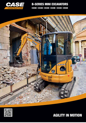 Miniexcavadoras Case CX35B ZTS