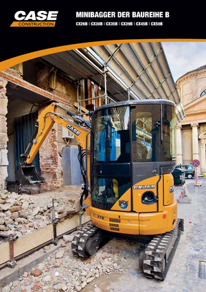 Miniexcavadoras Case CX35B ZTS