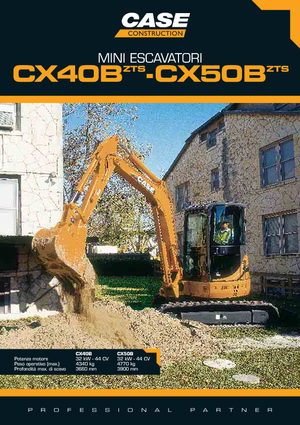 Miniexcavadoras Case CX 40 B ZTS