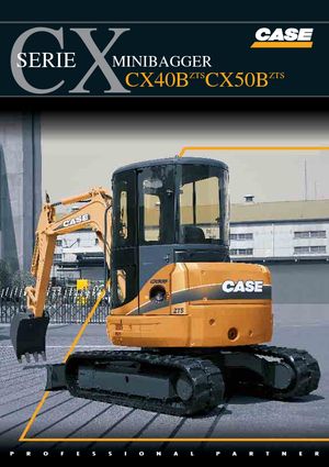 Miniexcavadoras Case CX 40 B ZTS