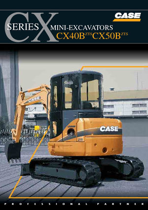 Miniexcavadoras Case CX 40 B ZTS