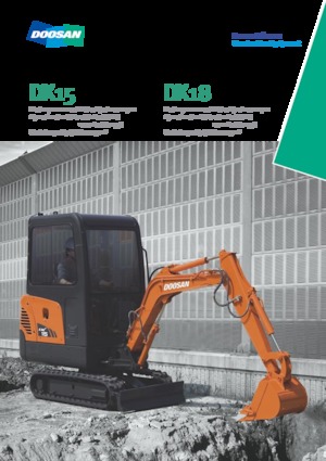 Miniexcavadoras Doosan DX 18