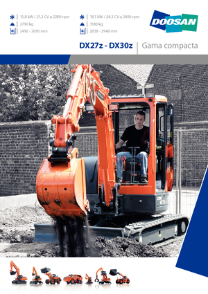Miniexcavadoras Doosan DX30Z