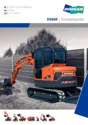 Miniexcavadoras Doosan DX 60 R