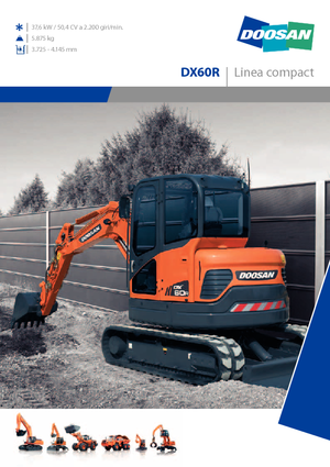 Miniexcavadoras Doosan DX 60 R