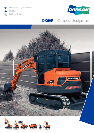 Miniexcavadoras Doosan DX 60 R