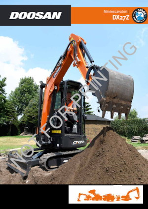 Miniexcavadoras Doosan DX27Z-7