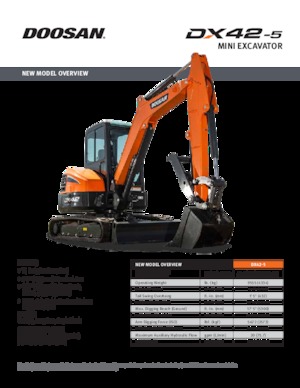Miniexcavadoras Doosan DX42-5
