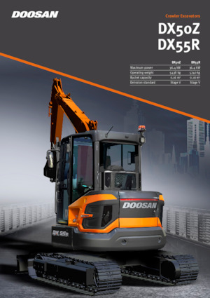 Miniexcavadoras Doosan DX50Z-7