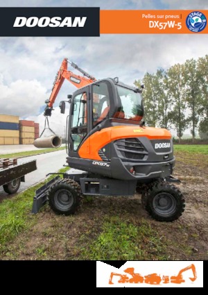 Excavadoras hidráulicas  de ruedas Doosan DX57W-5