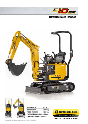 Miniexcavadoras New Holland E10SR