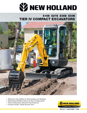 Miniexcavadoras New Holland E18B