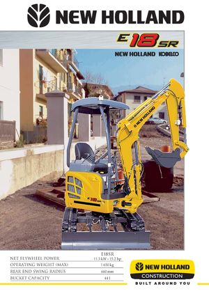 Miniexcavadoras New Holland E18SR