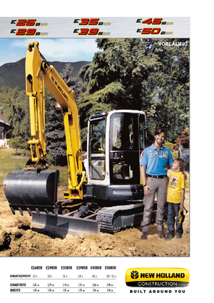 Miniexcavadoras New Holland E50B SR