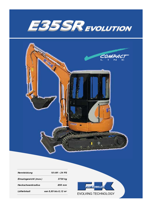 Miniexcavadoras Fiat Kobelco E 35 SR