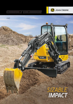Miniexcavadoras John Deere Construction E36ZS