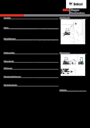 Miniexcavadoras Bobcat E50z