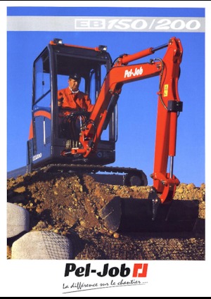 Miniexcavadoras Pel-Job EB 150 XTV **