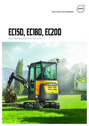Miniexcavadoras Volvo EC18D