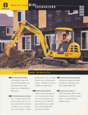 Miniexcavadoras New Holland EC45