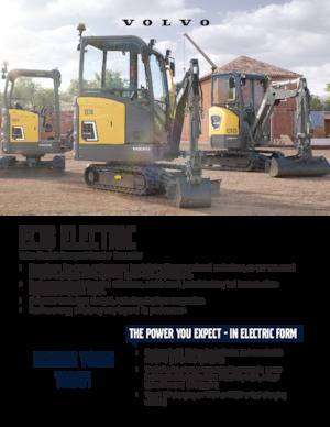 Miniexcavadoras Volvo EC18 ELECTRIC