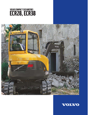 Miniexcavadoras Volvo ECR28