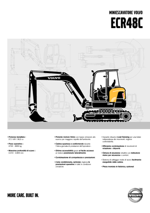 Miniexcavadoras Volvo ECR48C