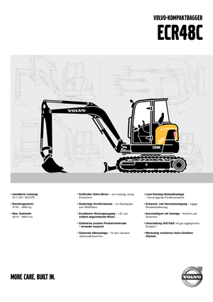 Miniexcavadoras Volvo ECR48C