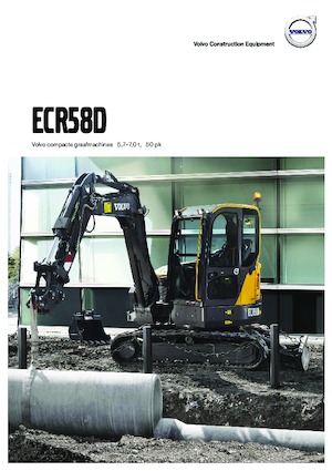 Miniexcavadoras Volvo ECR58D