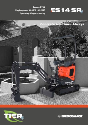 Miniexcavadoras Eurocomach ES 14 SR 4