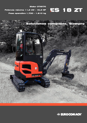 Miniexcavadoras Eurocomach ES 18 ZT