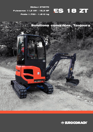 Miniexcavadoras Eurocomach ES 18 ZT