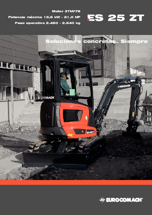 Miniexcavadoras Eurocomach ES 25 ZT