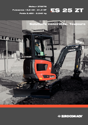 Miniexcavadoras Eurocomach ES 25 ZT