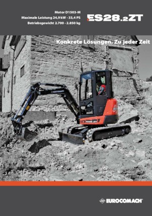 Miniexcavadoras Eurocomach ES 28.2 ZT