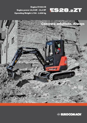 Miniexcavadoras Eurocomach ES 28 ZT
