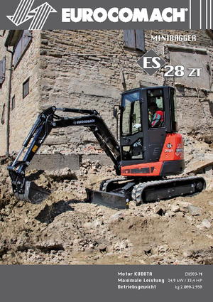 Miniexcavadoras Eurocomach ES 28 ZT