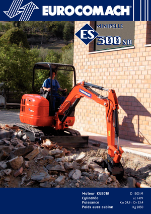 Miniexcavadoras Eurocomach ES 300 SR