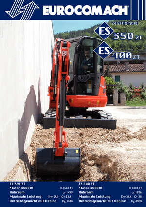 Miniexcavadoras Eurocomach ES 400 ZT
