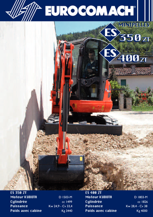 Miniexcavadoras Eurocomach ES 400 ZT