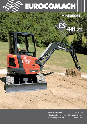 Miniexcavadoras Eurocomach ES 40 ZT