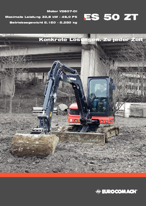 Miniexcavadoras Eurocomach ES 50 ZT