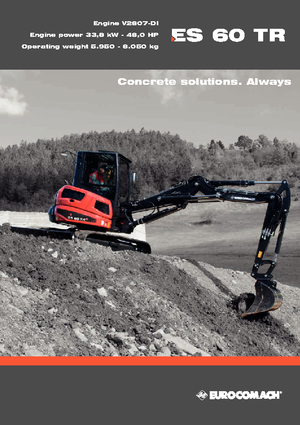 Miniexcavadoras Eurocomach ES 60 TR