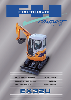 Miniexcavadoras Fiat-Hitachi EX 32 U