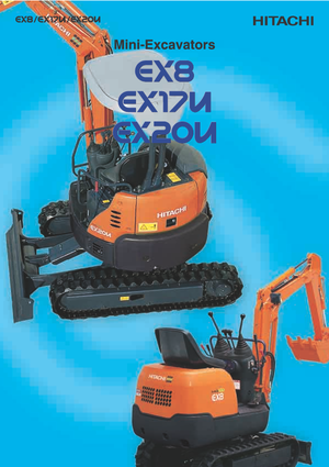 Miniexcavadoras Hitachi EX 8