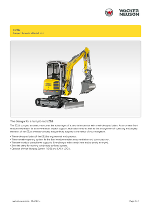 Miniexcavadoras Wacker Neuson EZ28