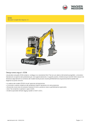 Miniexcavadoras Wacker Neuson EZ28