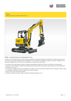 Miniexcavadoras Wacker Neuson EZ38