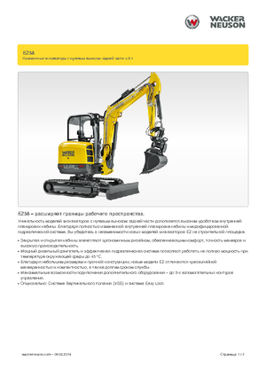 Miniexcavadoras Wacker Neuson EZ38
